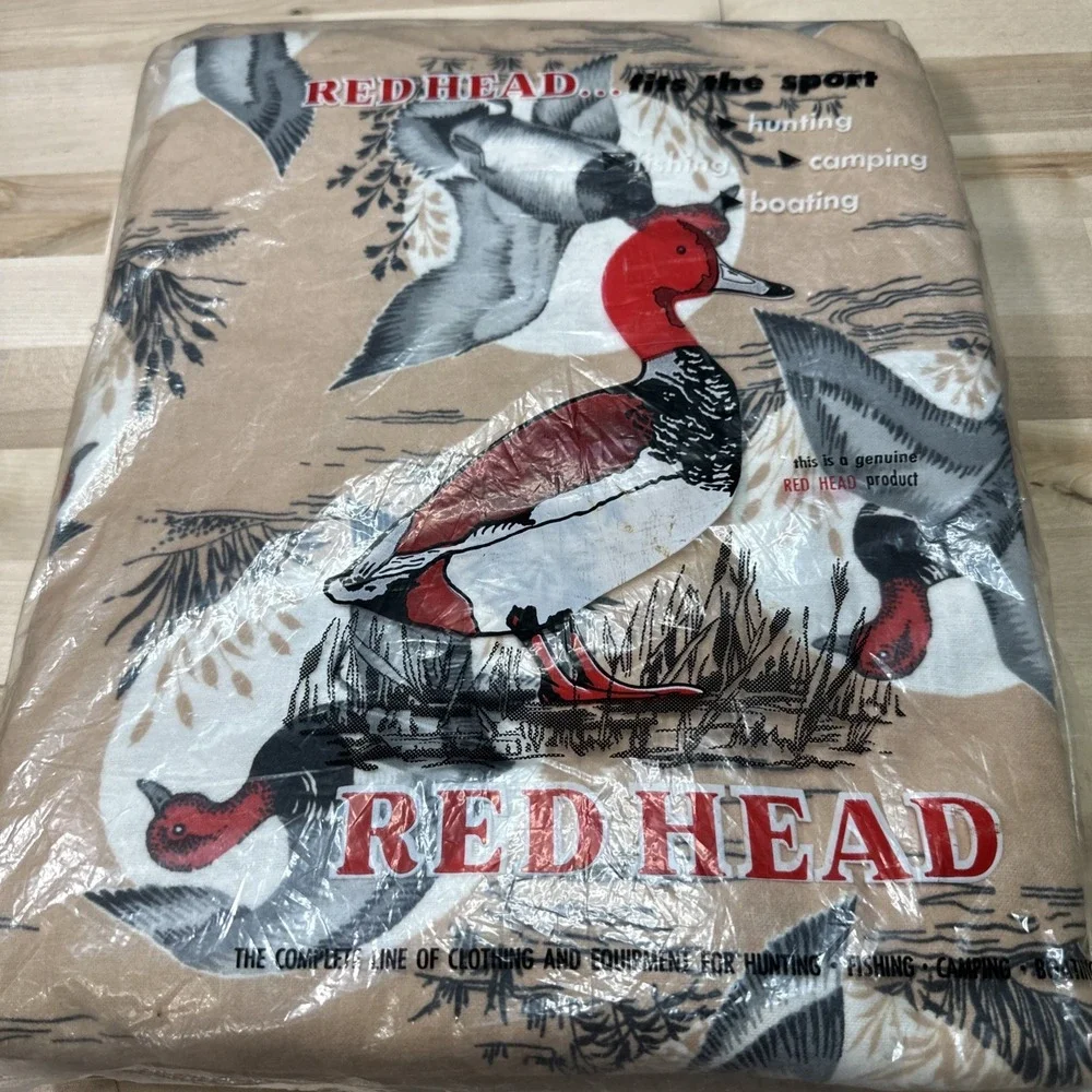 VTG NEW Rare REDHEAD Duck Sleeping Bag Sheet Liner Collectible FITS 33